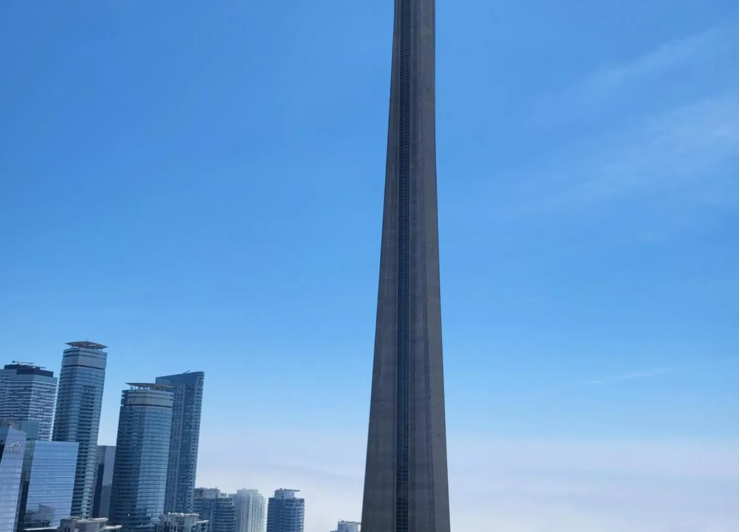 View Cn Tower And Lake From The Sky! Τορόντο 0*,